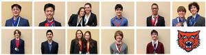 Students on the ETHS DECA Team who medaled in the North Suburban Area DECA competition.