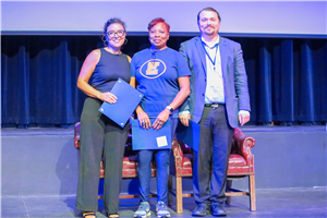 Left to right: Alearsi "Ali" Alfaro, Doyla Morales & Andrew Friedman 