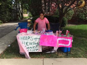 Olivia Ohlson's lemonade stand