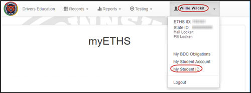 myETHS screenshot 