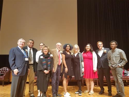 2017 Distinguished Alumni Winners and Student Presenters  